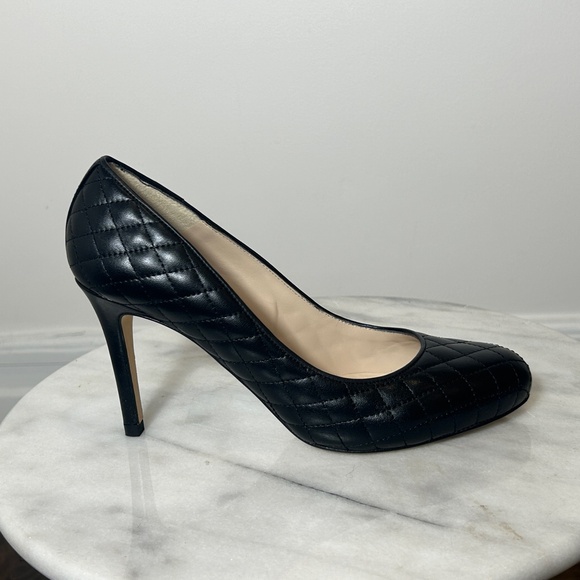 L.K. BENNETT Quilted Leather Pumps - Picture 3 of 6